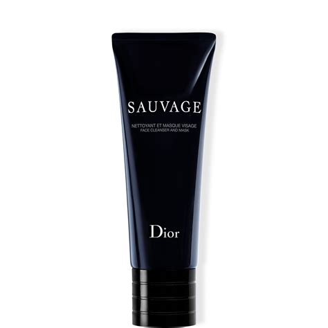 facemask dior|sauvage face cleanser and mask.